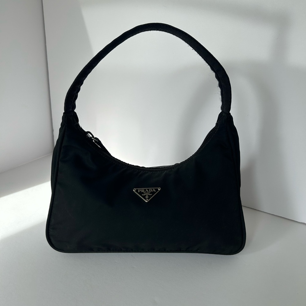 Authentic Prada Black Nylon Tessuto Bag - Picture 2 of 12